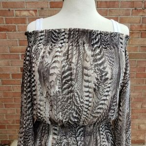 Off the shoulder dress